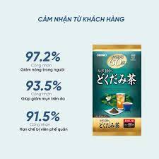 Trà diếp cá Orihiro 60 gói Nhật thanh lọc cơ thể, hỗ trợ trị mụn