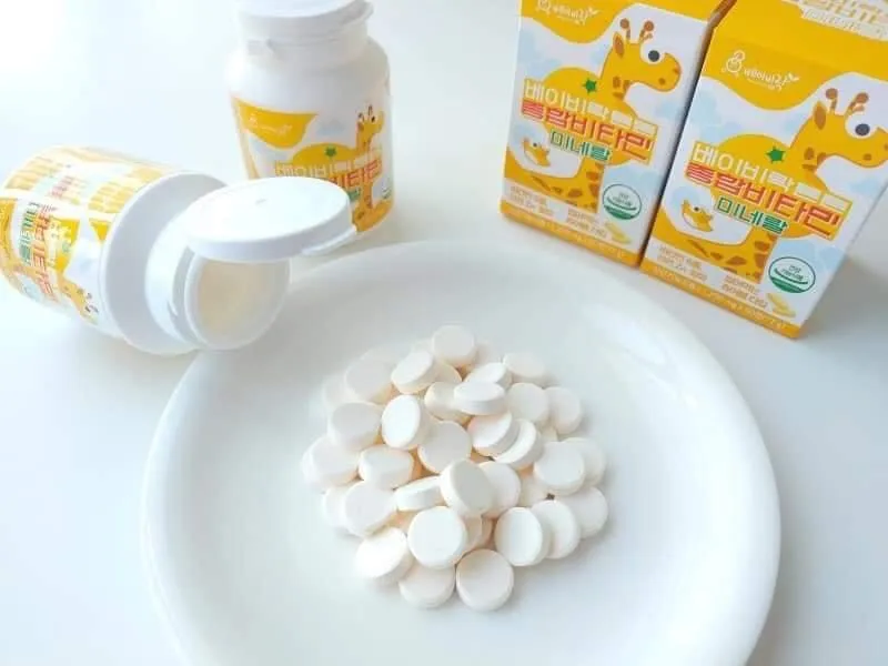 Kẹo Vitamin Tổng Hợp tăng chiều cao Hươu Cao Cổ Cho Bé Babyrak- 60 viên