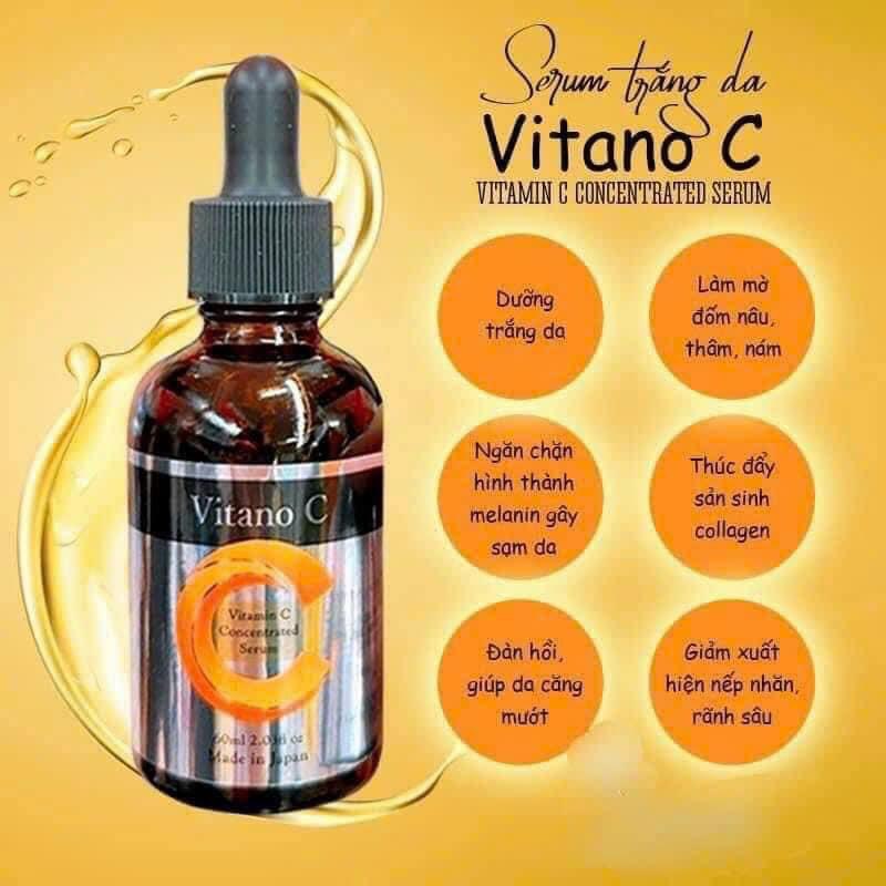 Serum trắng da Vitano C Vitamin C Concentrated Serum Nhật Bản (hàng xách tay)