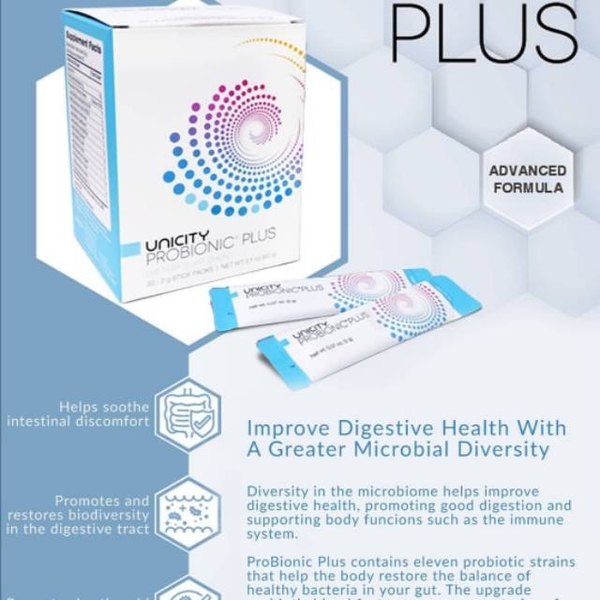 Bột lợi khuẩn Probionic Plus Unicity Mỹ 30 gói