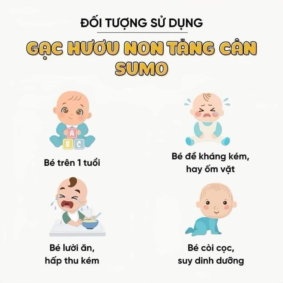 Gạc hươu non tăng cân Sumo Hàn Quốc 10 gói (1 tuổi+) 10 gói/ thùng