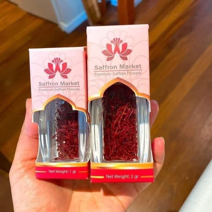 Nhuỵ hoa nghệ tây Saffron Market Úc 2g Safron- Đẹp da, mờ nám, tàn nhang