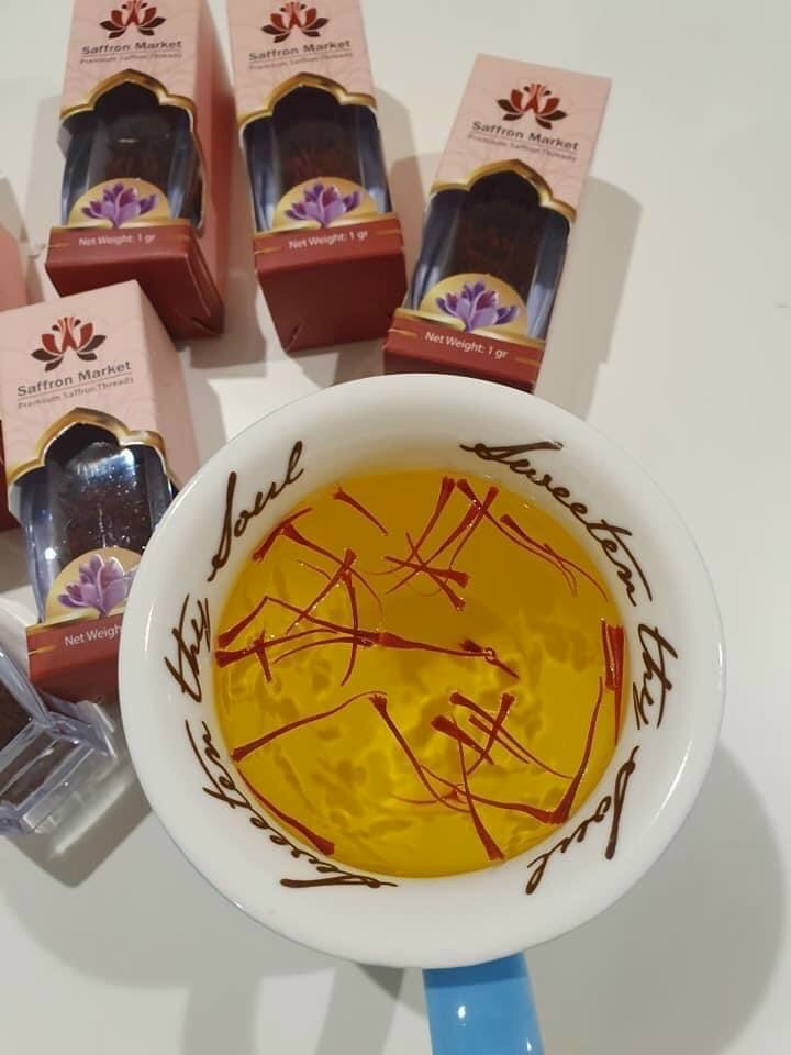 Nhuỵ hoa nghệ tây Saffron Market Úc 2g Safron- Đẹp da, mờ nám, tàn nhang