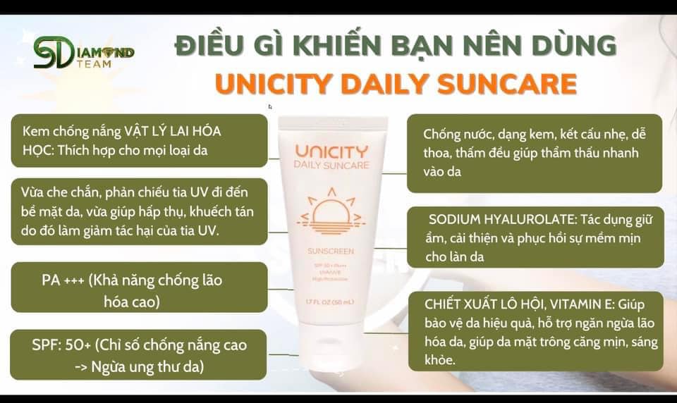 Kem chống nắng Unicity Daily Suncare 50ml