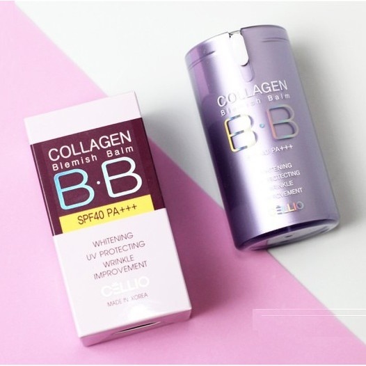 KEM NỀN COLLAGEN BB CELLIO SPF40++PA++ 40ML