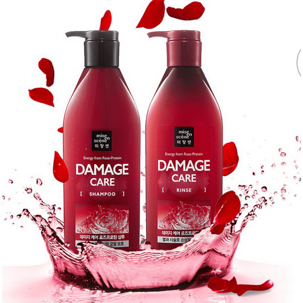 DẦU GỘI -XẢ MISE EN SCÈNE Damage Care - ĐỔ- 680ML/CHAI