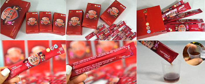 Hồng sâm nước baby sanga dành cho bé 30 gói- Hàn Quốc