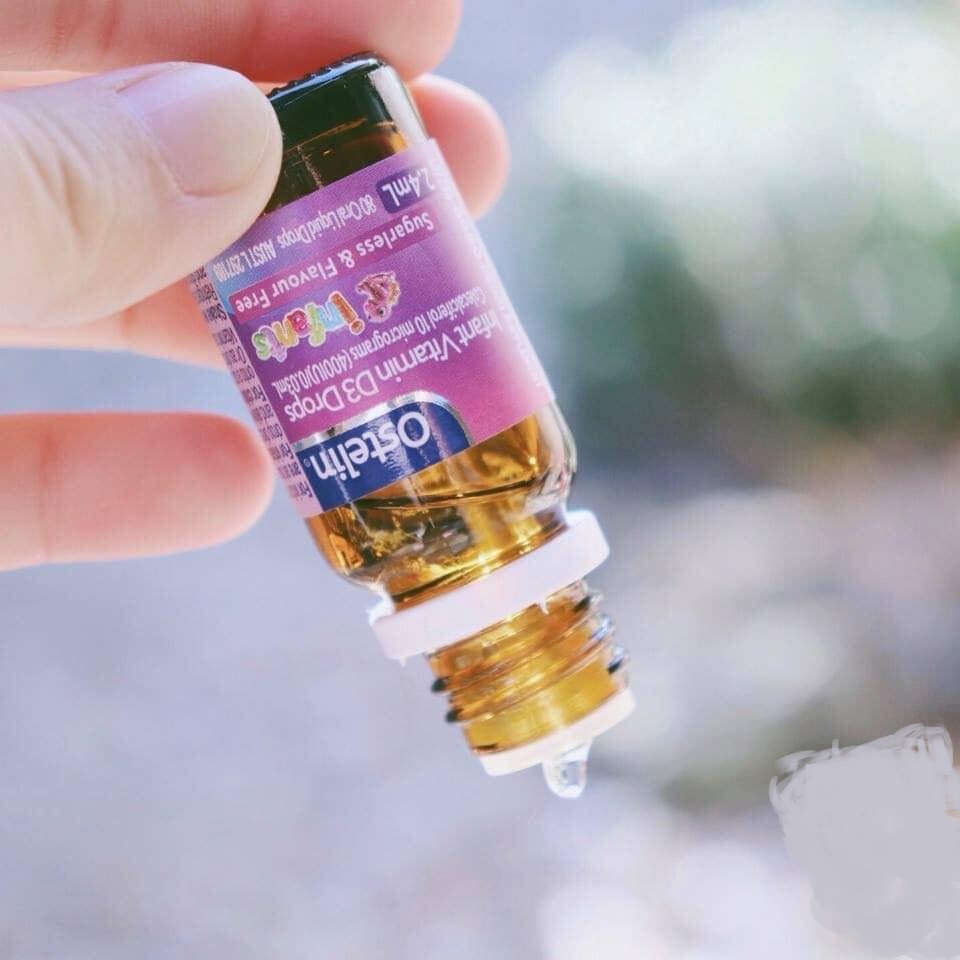 Ostelin Infant Vitamin D3 Drops 2.4ml cho trẻ từ 0 – 12 tuổi
