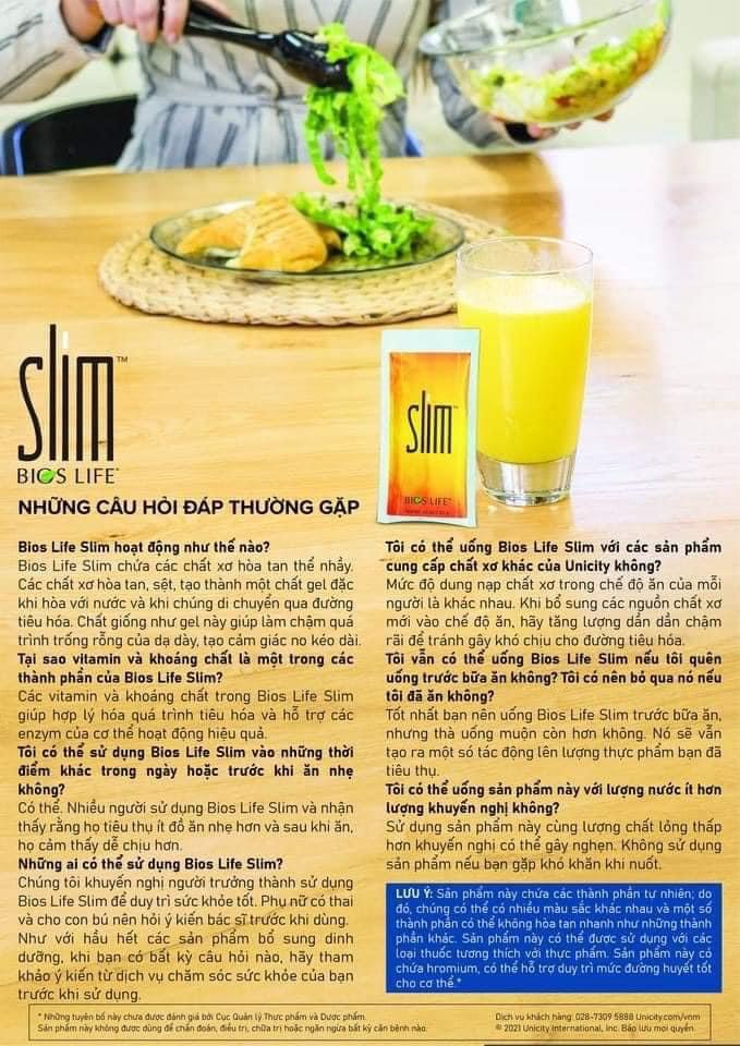 Set Siêu Đốt Mỡ 10 ngày Unicity ( 10 unimate + 20 Slim)