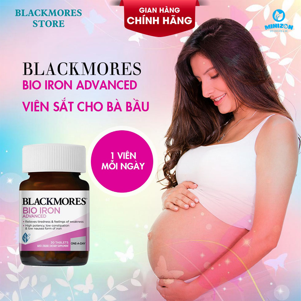 Sắt Cho Bà bầu Blackmores Pregnancy 30 Viên (Xách Tay Úc)