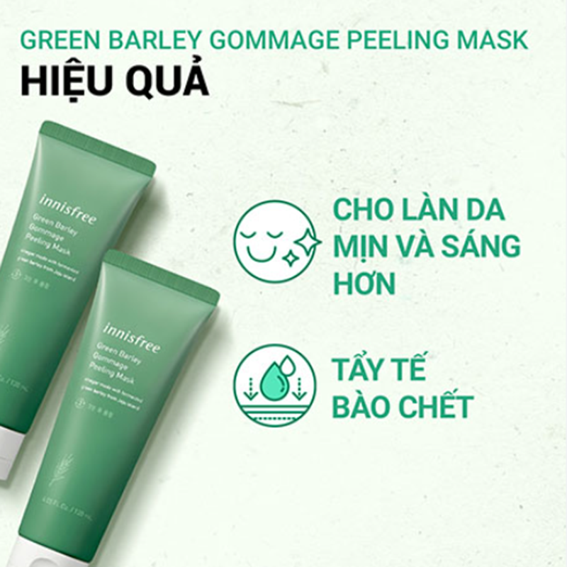 Tẩy Tế Bào Chết Innisfree Green Barley Gommage lúa mạch 120ml