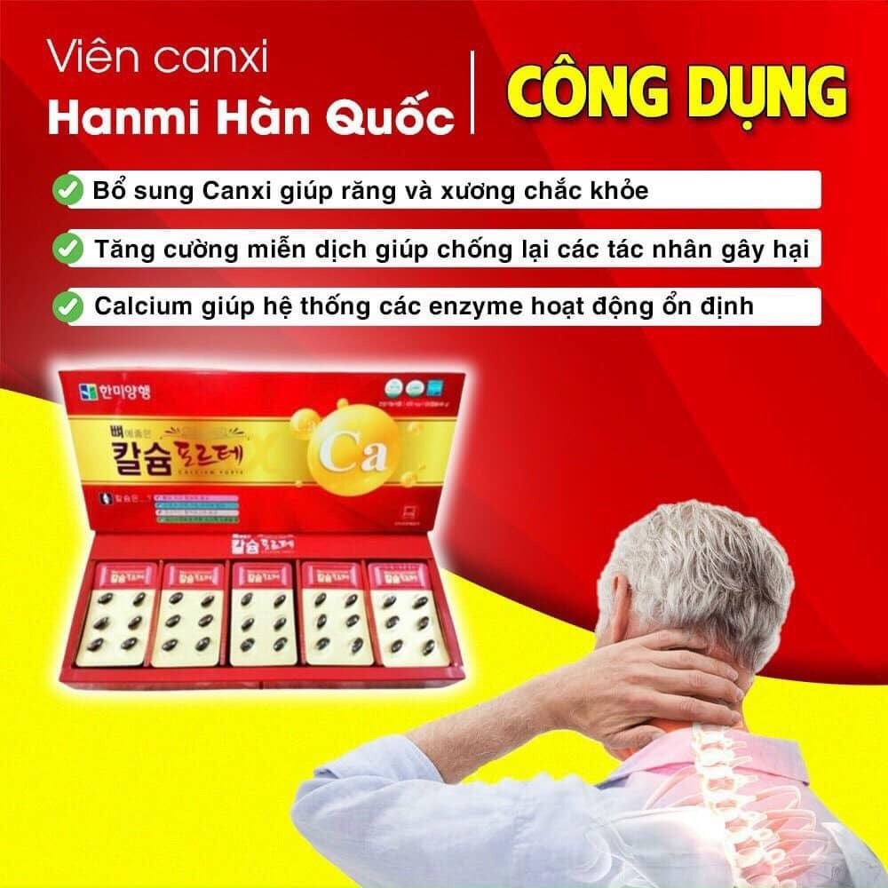 Viên Uống Bổ Sung Canxi Forte Hanmi Hàn Quốc Hộp Màu Đỏ 120 viên x 400mg