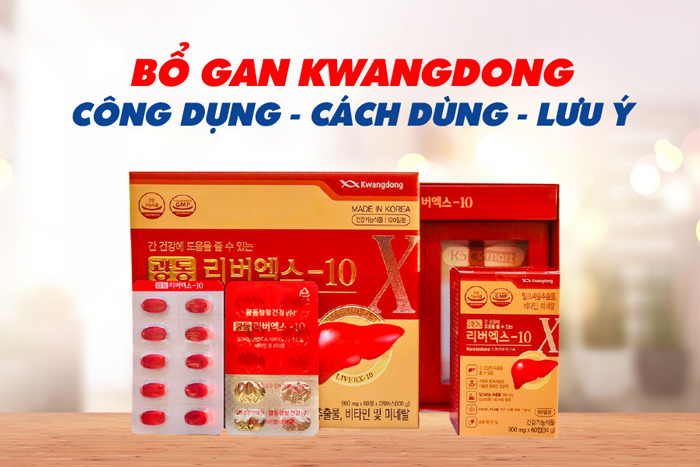 Bổ gan Kwangdong Hàn Quốc 120 viên