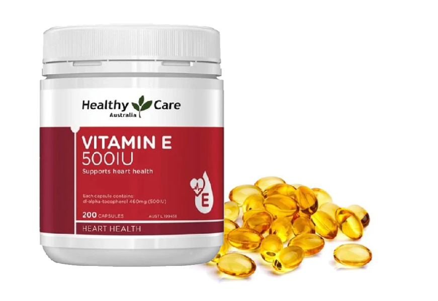 Viên uống bổ sung vitamin E Healthy Care 500IU 200 viên