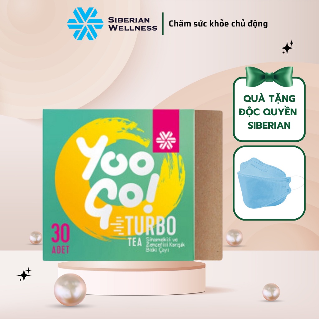 Trà thải độc ruột Yoo Go Sirbeian Nga nhuận tràng, hỗ trợ tiêu hóa- 30 gói