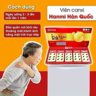 Viên Uống Bổ Sung Canxi Forte Hanmi Hàn Quốc Hộp Màu Đỏ 120 viên x 400mg