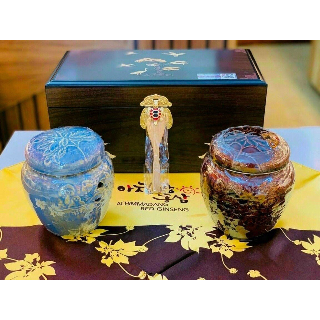 Cao Hắc Sâm Đông Trùng Hạ Thảo Hũ Đôi Achimmadang Hàn Quốc Hộp 2 Hũ X 500gr - Achimmadang
