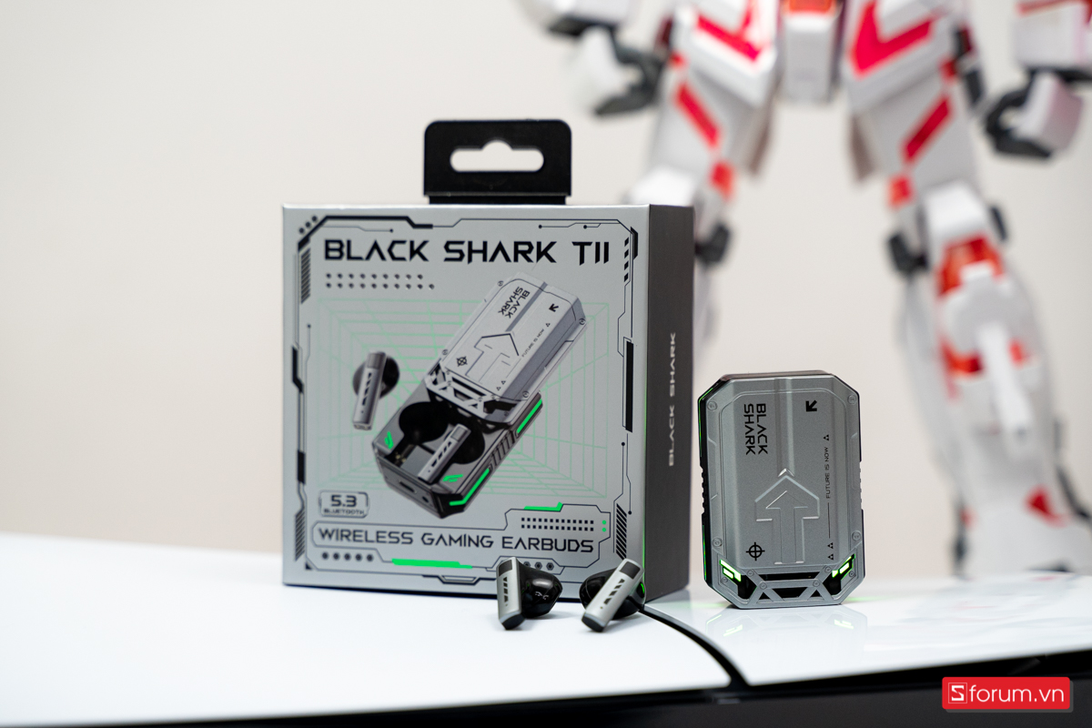 Trên tay tai nghe gaming Xiaomi Black Shark T11: Thiết kế Cyberpunk siêu ngầu, LED RGB, giá chỉ 690,000 đồng