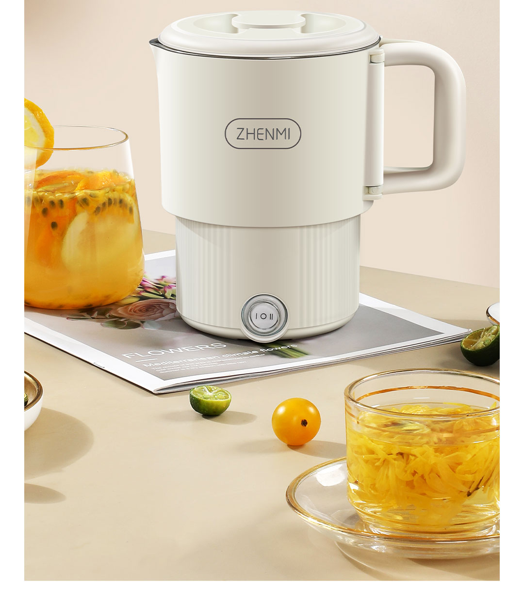 Ấm đun nước điện gấp di động Zhenmi