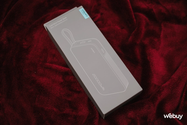 Pin dự phòng Xiaomi này giá chỉ 499.000 đồng: Dung lượng 20.000mAh, công suất 55W, tích hợp sẵn dây USB-C cực tiện