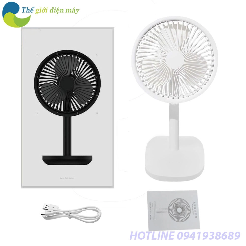 so sánh quạt tích điện mini với các sản phẩm tương tự