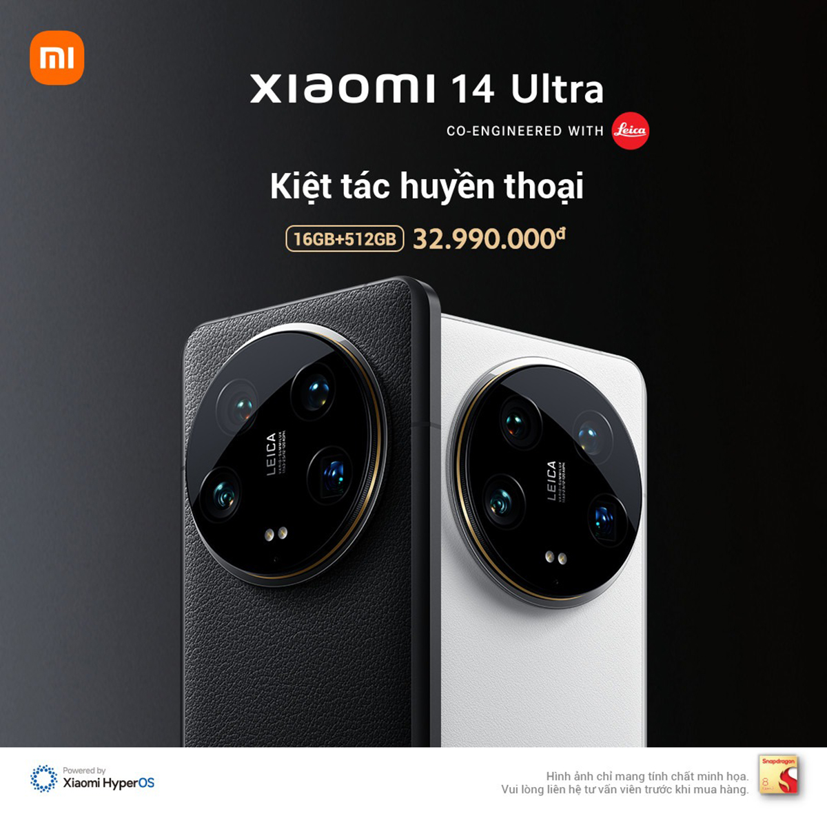 Xiaomi 14 Ultra lần đầu tiên ra mắt tại Việt Nam giá 32.99 triệu đồng