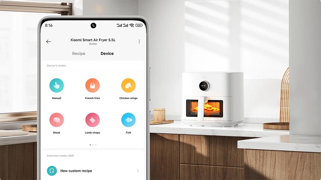 nồi chiên không dầu xiaomi 5