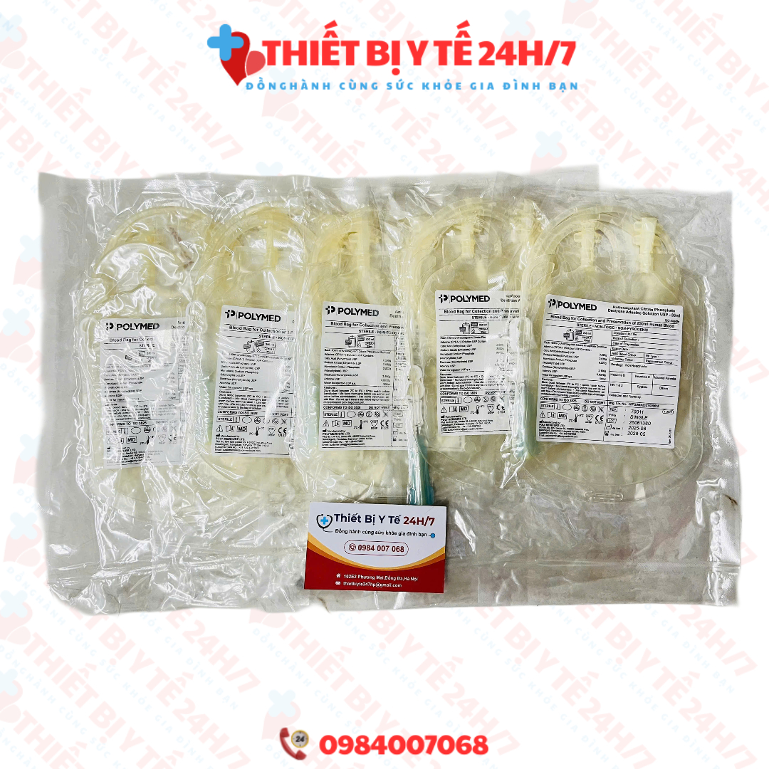 TÚI RÚT MÁU ĐƠN 250ml