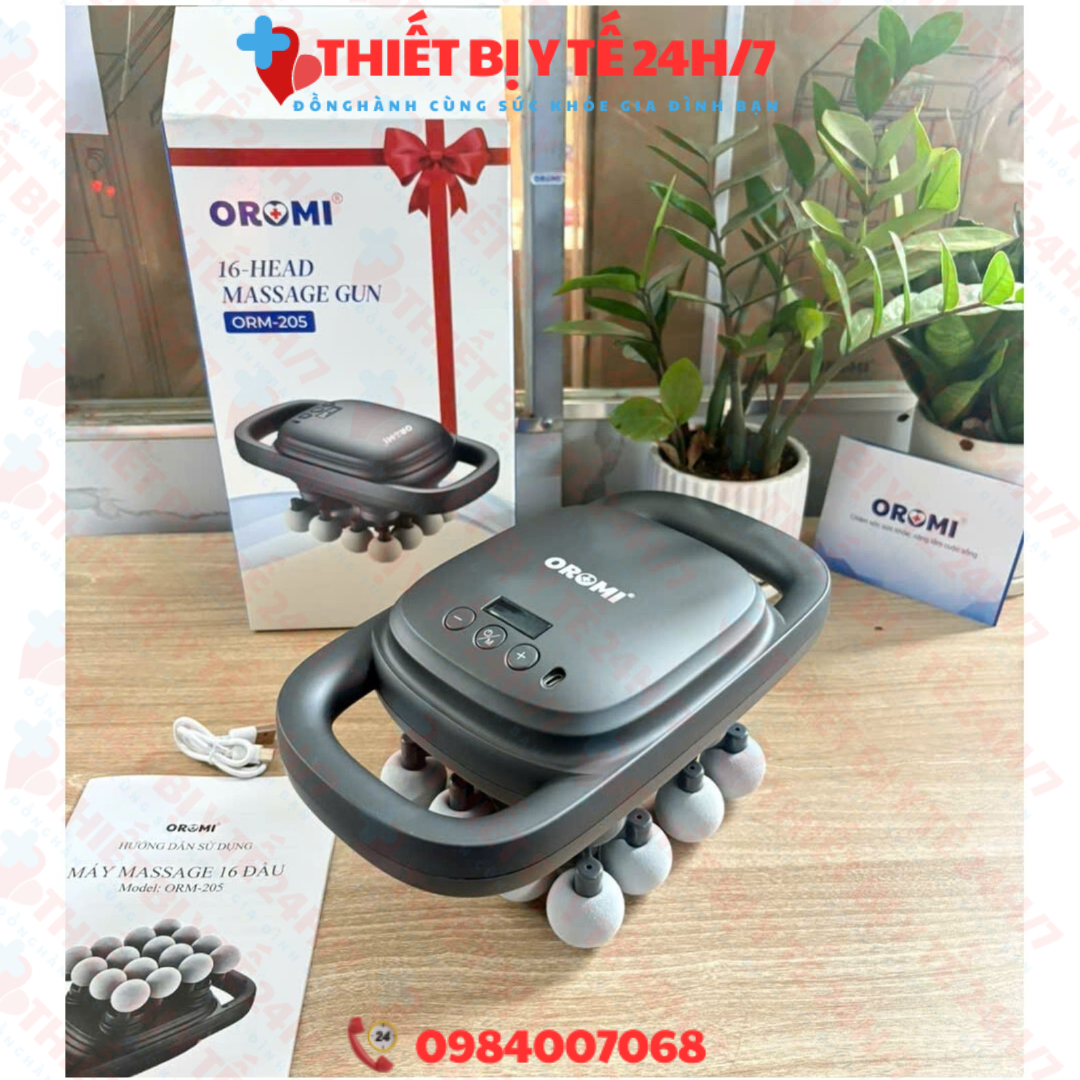 Máy Massage 16 Đầu Toàn Thân Cao Cấp ORM-205