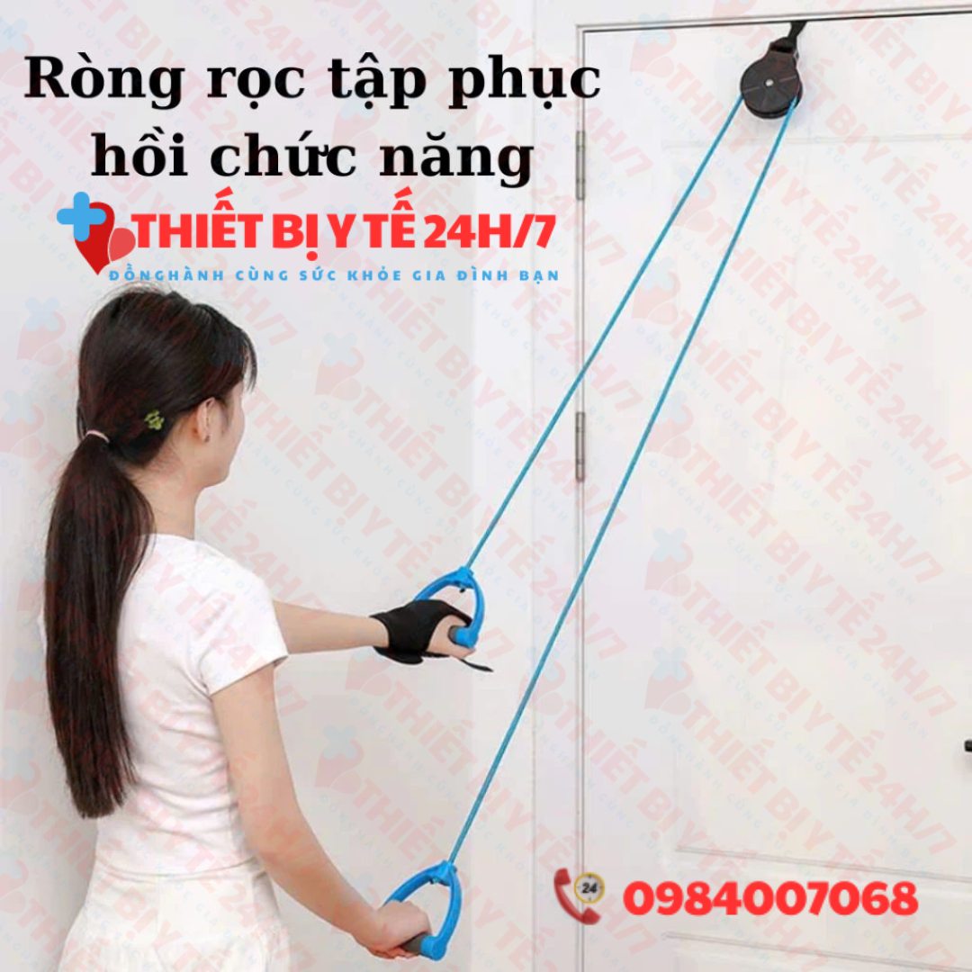 Dụng Cụ Tập Tay Cho Người Tai Biến - Ròng Rọc Kéo Tay Tập Phục Hồi Chức Năng Cho Người Tai Biến