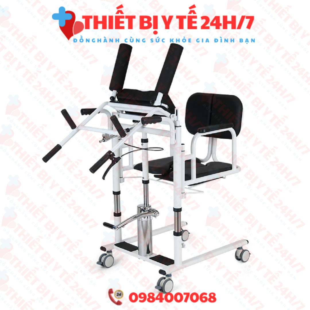 Ghế Nâng Hạ,Di Chuyển Bệnh Nhân,Có Tay Đòn Hỗ Trợ XC-01