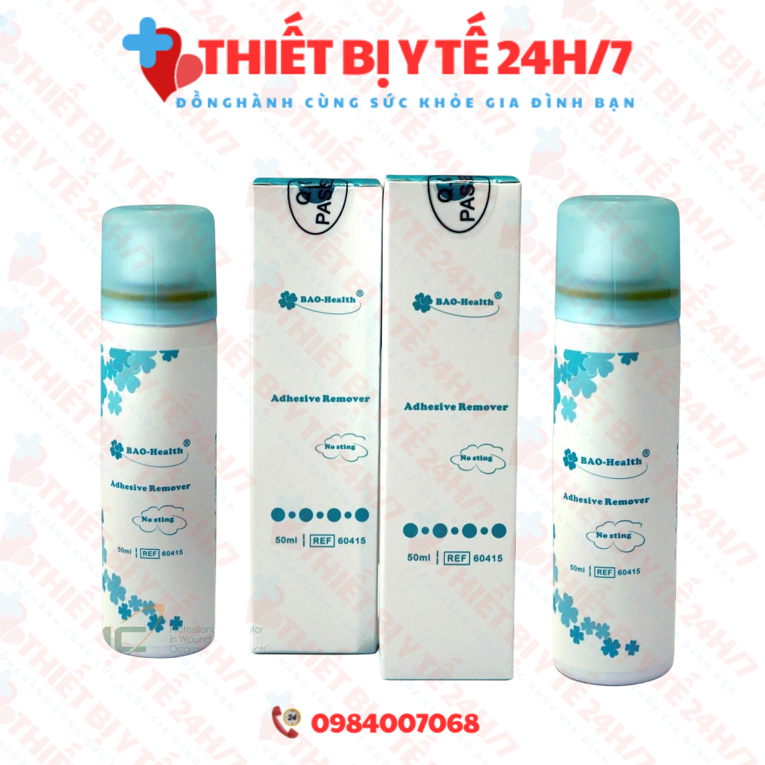 [HÀNG CHUẨN] CHAI XỊT TẨY KEO VỆ SINH THAY TÚI HẬU MÔN NHÂN TẠO 50ml