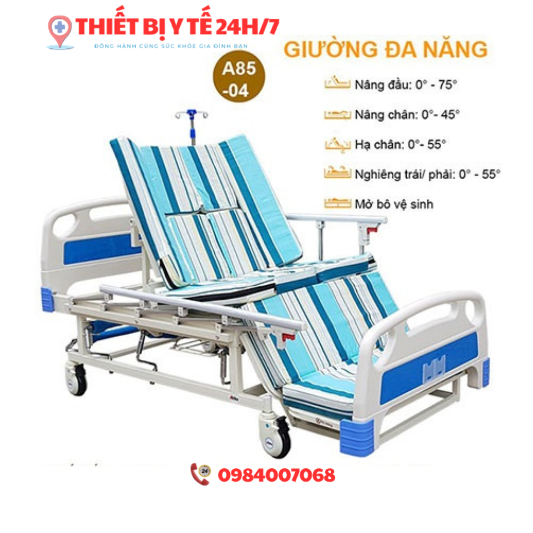 Giường đa năng akiko 4 tay quay A85-04