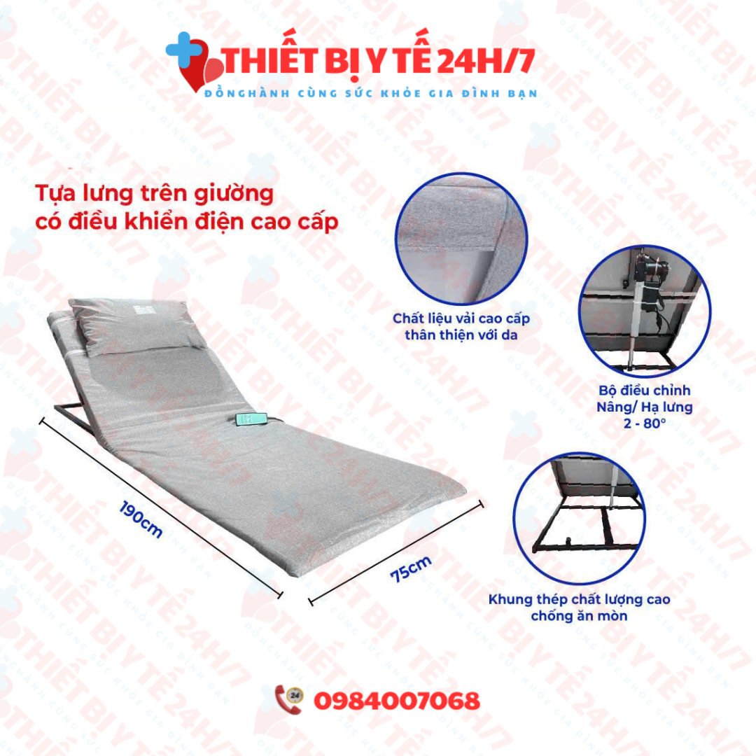 Tựa Lưng Điện Cao Cấp VTM-2024