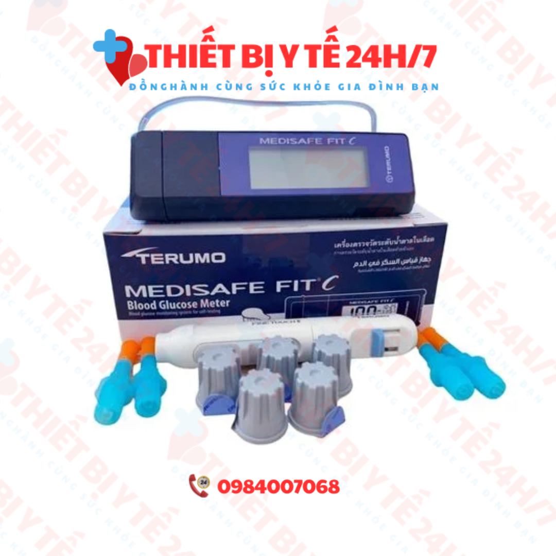 Máy đo đường huyết thế hệ mới chính hãng Nhật Bản Terumo Medisafe Fit C