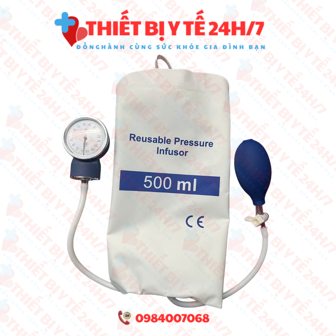 BAO HƠI ĐO HUYẾT ÁP ĐỘNG MẠCH - TÚI TĂNG ÁP LỰC TRUYỀN (Pressure Infusion Bag)