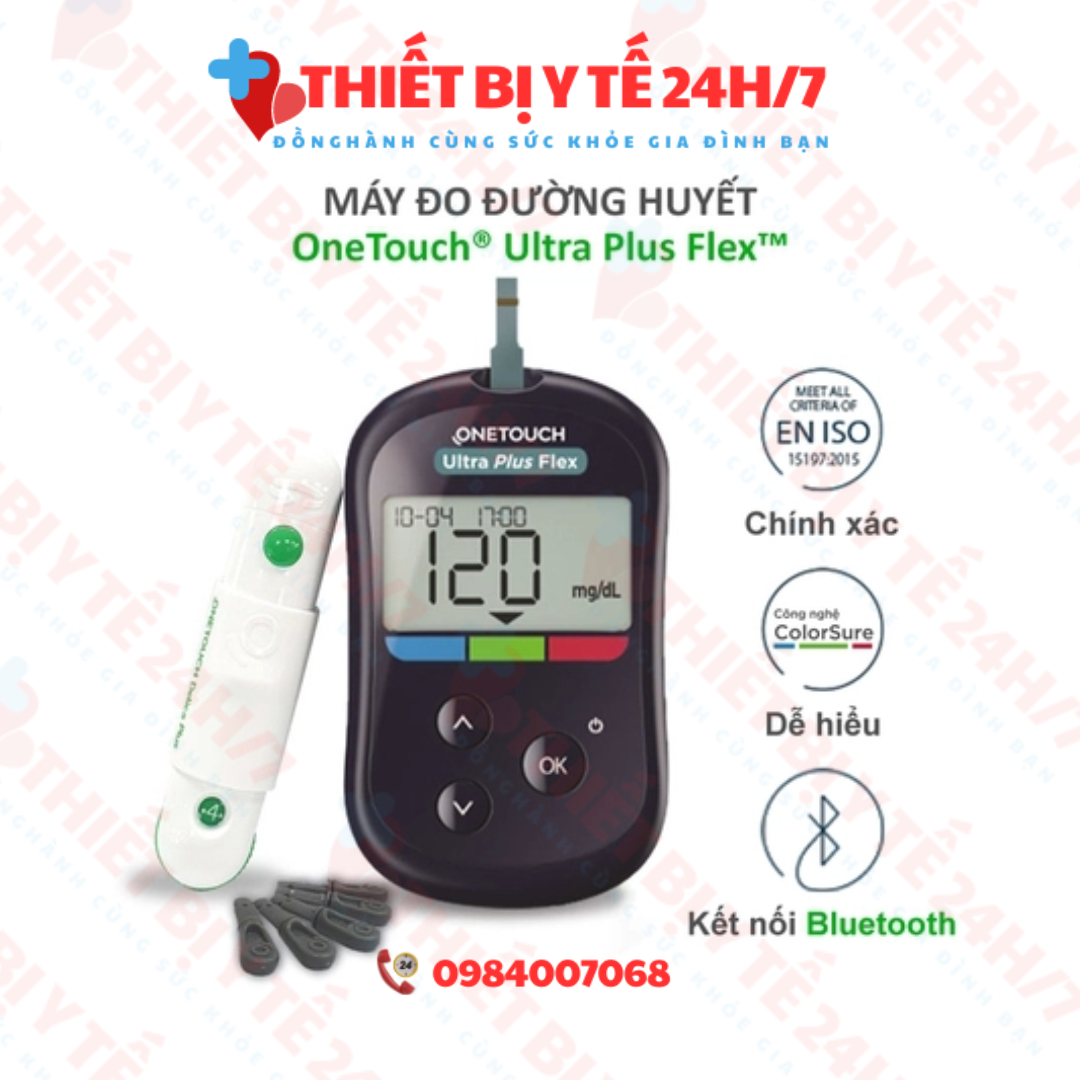 Máy thử đường huyết Onetouch Ultra Plus Flex LifeScan (MG/DL)
