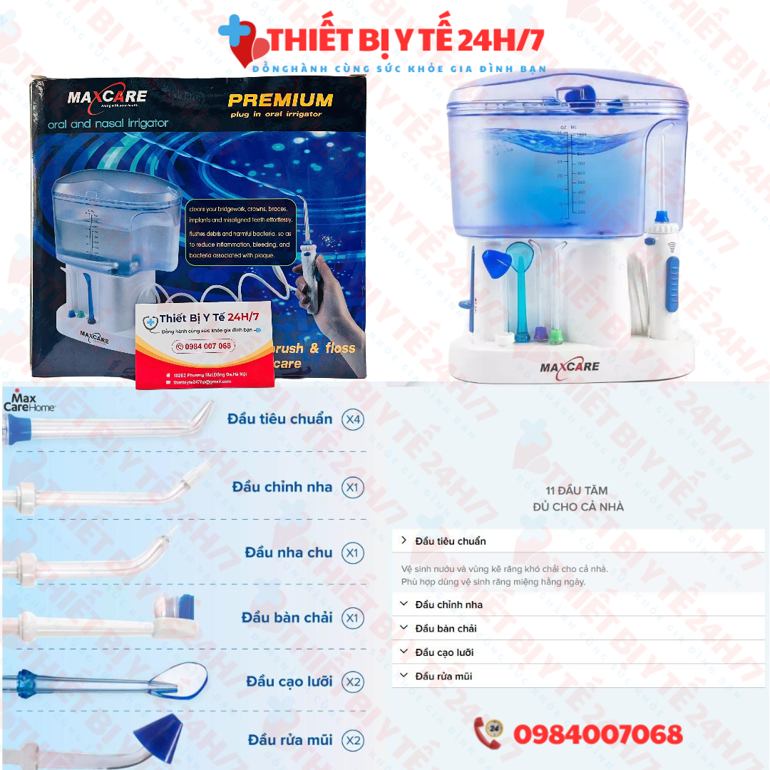 Máy tăm nước gia đình Maxcare Max456L