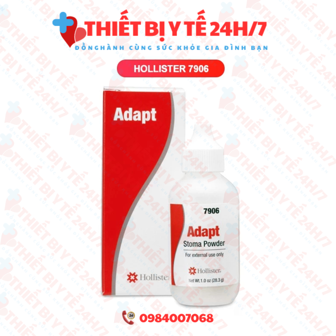 [CHÍNH HÃNG] Bột Hút Ẩm Chống Loét Hậu Môn Nhân Tạo Hollister Adapt Stoma Powder 7906