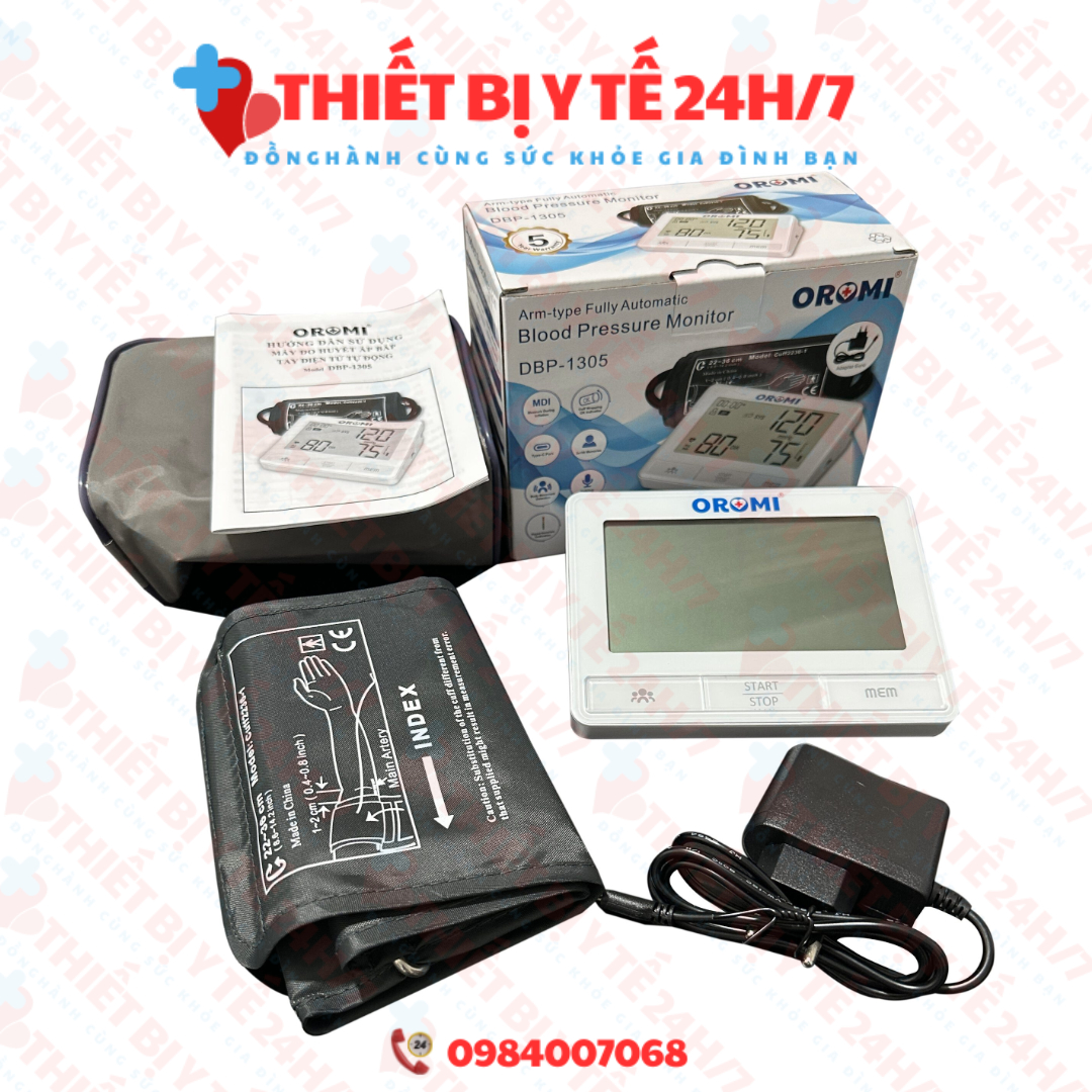 Máy Đo Huyết Áp Điện Tử Bắp Tay - Có Hỗ Trợ Giọng Nói DBP-1305