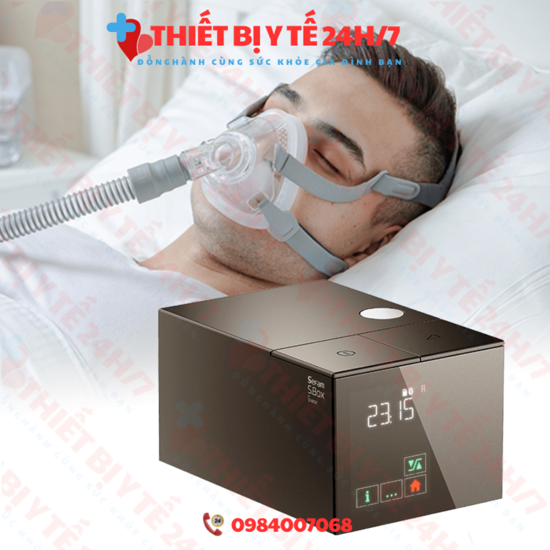 [BH 3 NĂM] Máy trợ thở SEFAM – Model: S.Box Duo ST 2 Chiều
