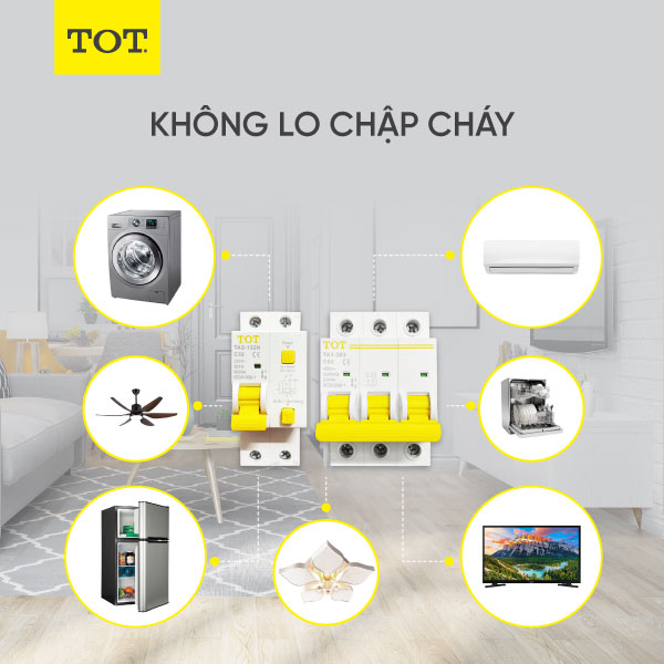 Át chống giật 1P 32A