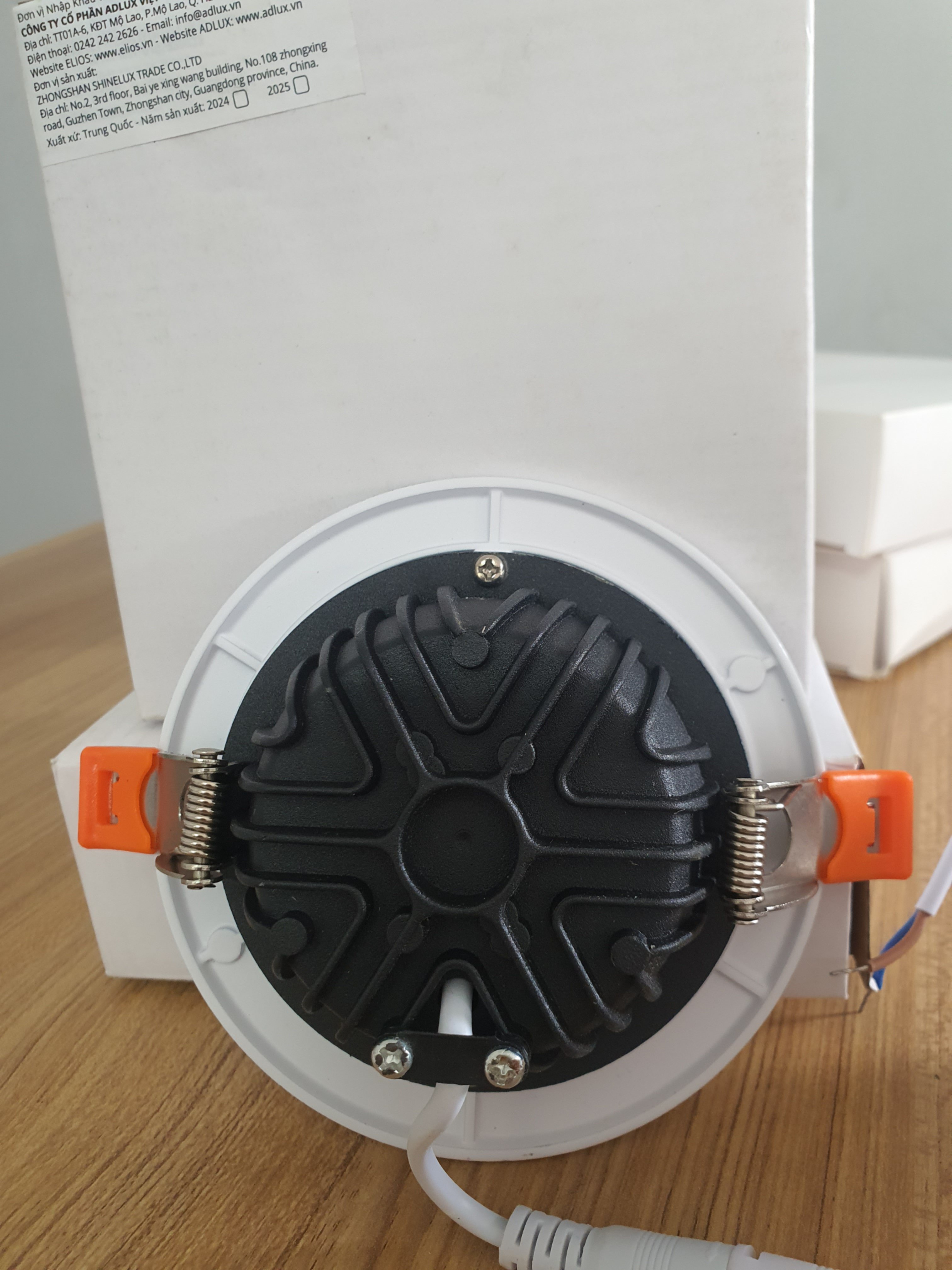 Đèn Downlight COB chiếu tỏa, 12w, ánh sáng trắng