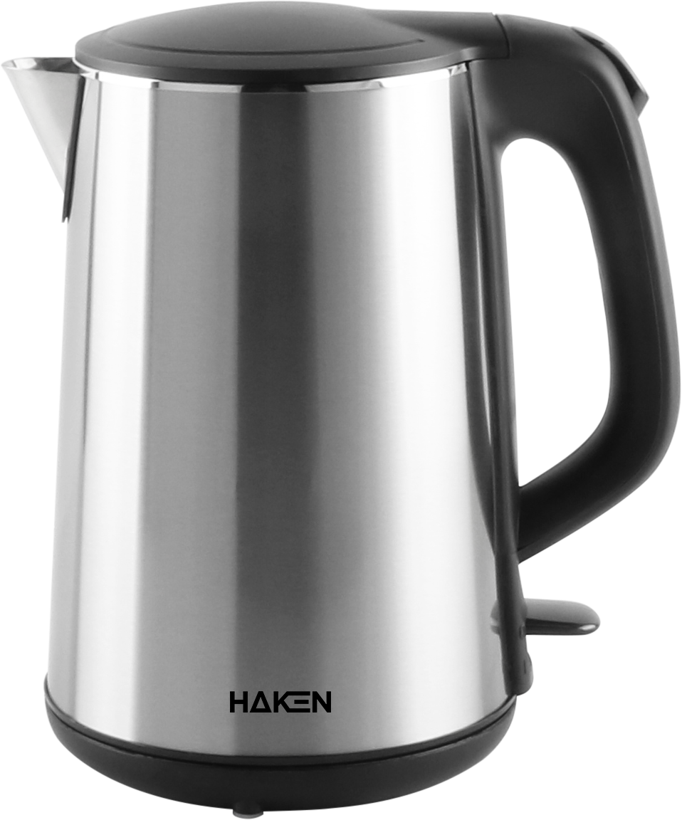 Ấm siêu tốc 3 lớp 1.8L 1500W, màu đỏ/bạc
