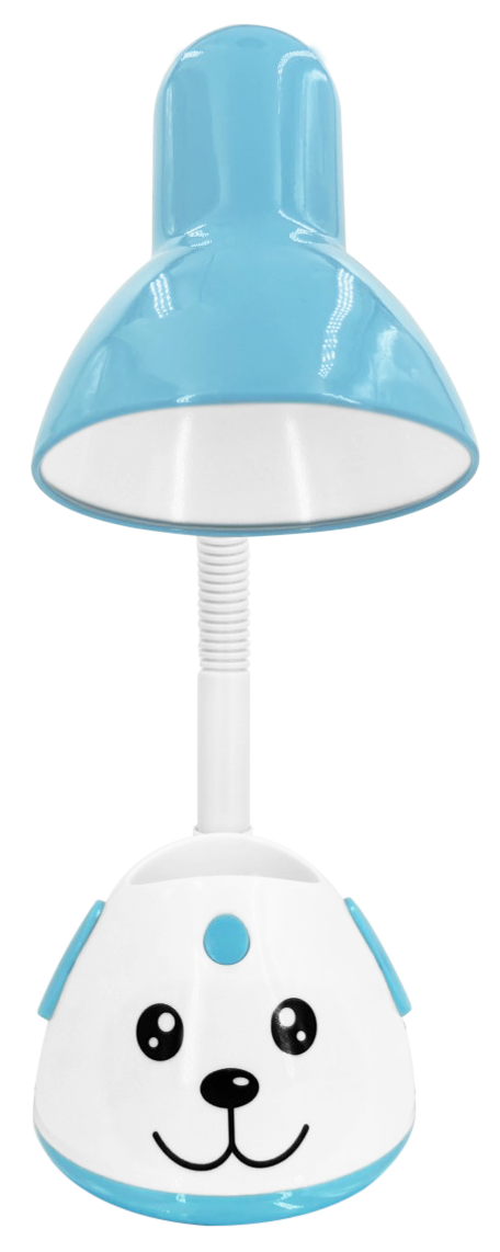 Đèn học sinh cún con, đui E27, màu xanh dương, chưa bao gồm bóng LED