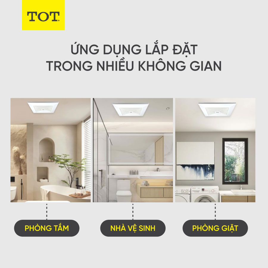 Quạt thông gió DC gắn trần size 25