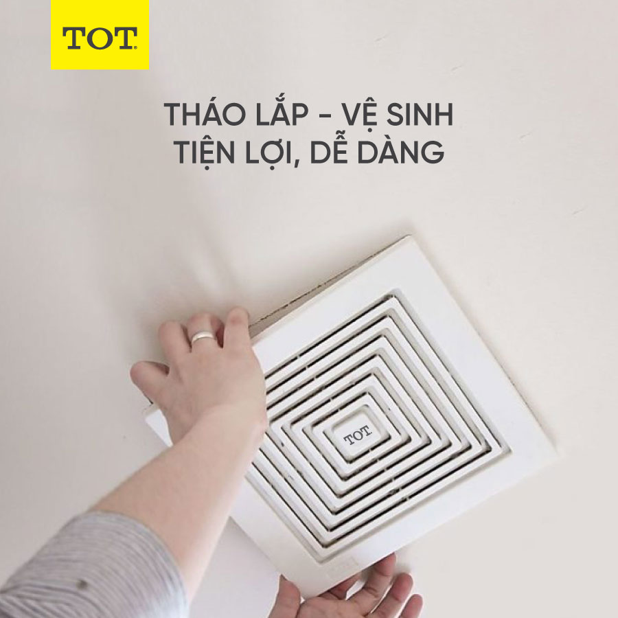 Quạt thông gió DC gắn trần size 25