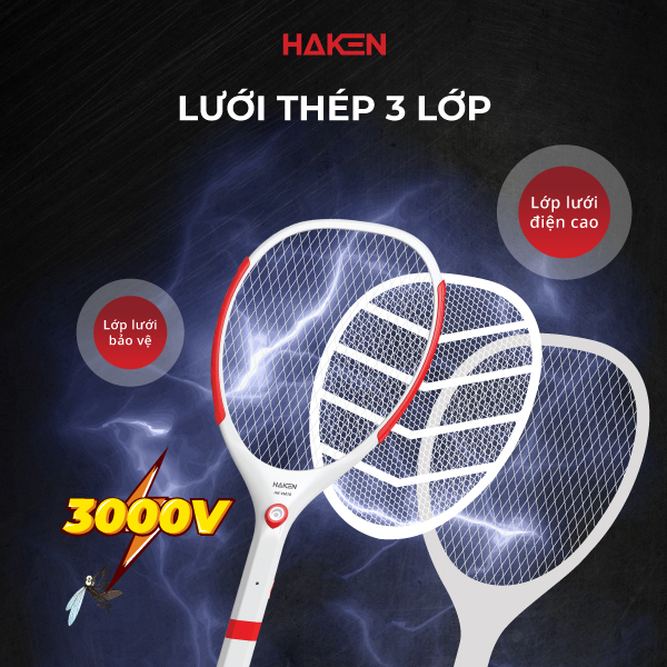 Vợt bắt muỗiI HAKEN Model HK-VM10