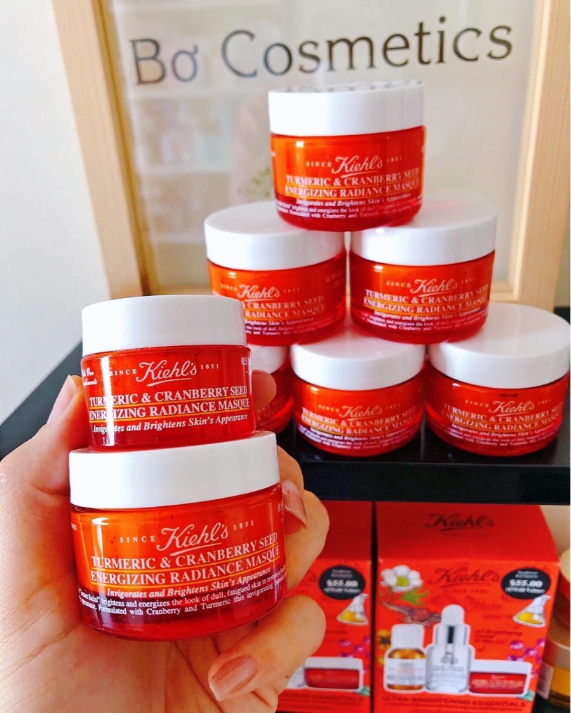 Mặt Nạ Nghệ Việt Quất Kiehl's Turmeric & Cranberry Seed Energizing Radiance Masque