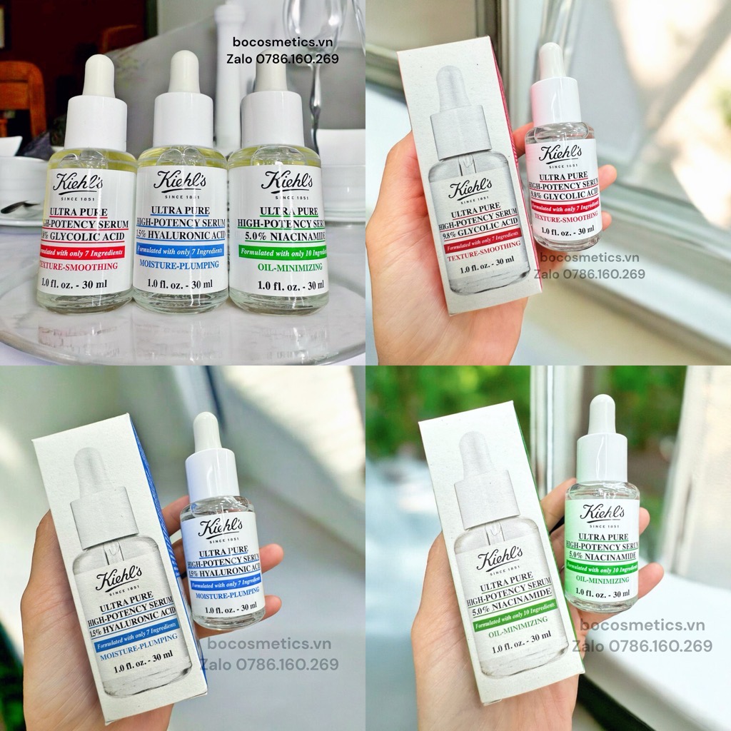 Dưỡng Chất Dưỡng Da Kiehl's Ultra Pure Serum 9.8% Glycolic Acid